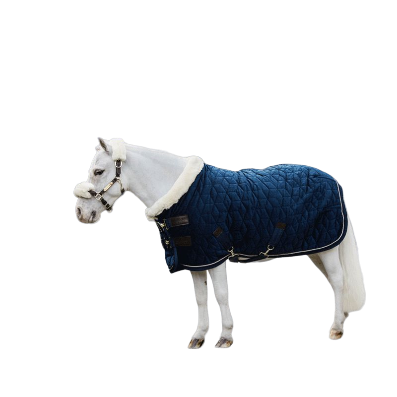Kentucky Horsewear - ミニホース用 ベルベット プレゼンテーションルーグ ネイビー 160g | - Ohlala