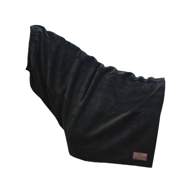 Kentucky Horsewear - Copricollo in pile nero | - Ohlala