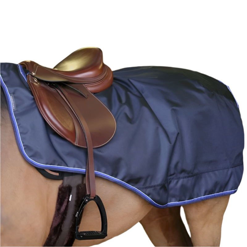 Equithème - Couvre-reins Tyrex 1680D doublure coolmax marine 0g | - Ohlala