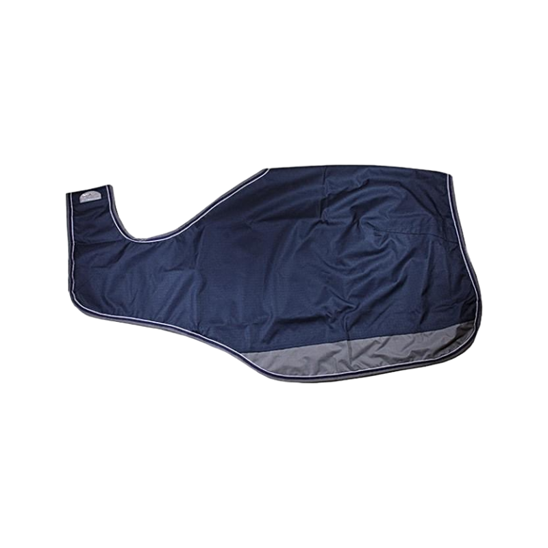 Equithème - Nierendecke Tyrex gefüttert Polycoton marine/grau 600D 0g | - Ohlala