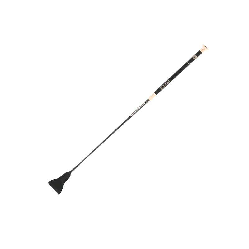 Fleck - Fleck "carbon" black/rose gold jumping crop