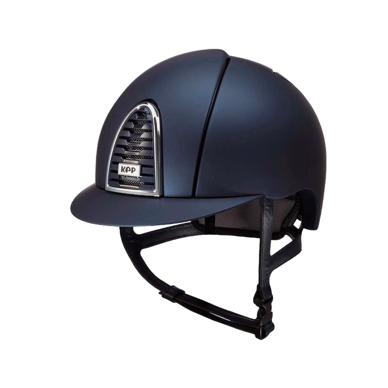 KEP - Cromo 2.0 Textile Navy Riding Helmet Standard Visor | - Ohlala
