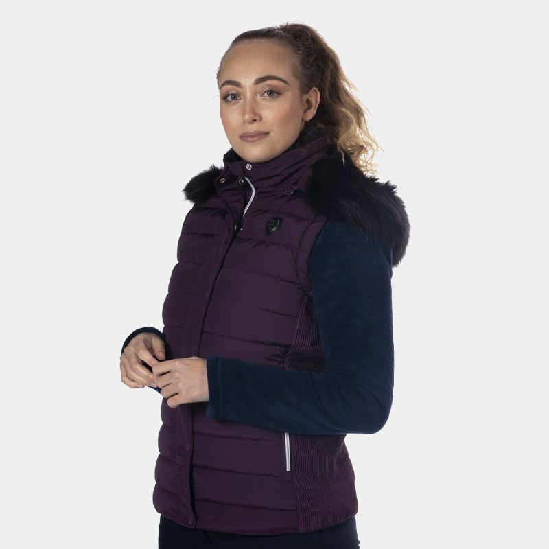 Flags & Cup - Kenora blackberry sleeveless vest for women | - Ohlala