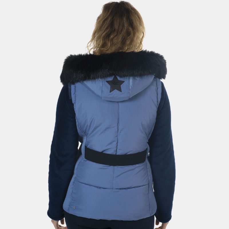 Flags & Cup - Kenora denim sleeveless vest for women | - Ohlala