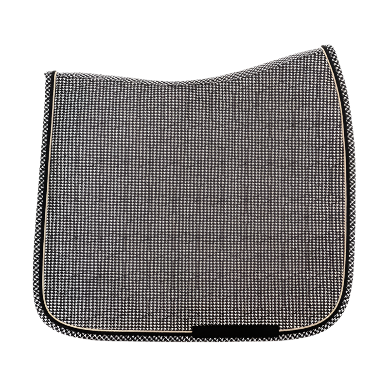 Kentucky Horsewear - Pied de Poule black dressage saddle pad | - Ohlala