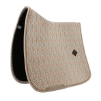 Kentucky Horsewear - Beige Houndstooth Dressage Saddle Pad | - Ohlala