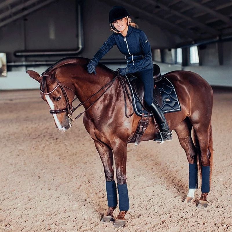 Equestrian Stockholm - Czaprak ujeżdżeniowy Midnight Blue | - Ohlala