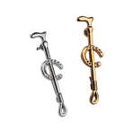 Equithème - Épingle à cravate "Fer" argentée | - Ohlala