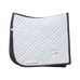 Equestrian Stockholm - Modern White Dark Violet Dressage Saddle Pad | - Ohlala