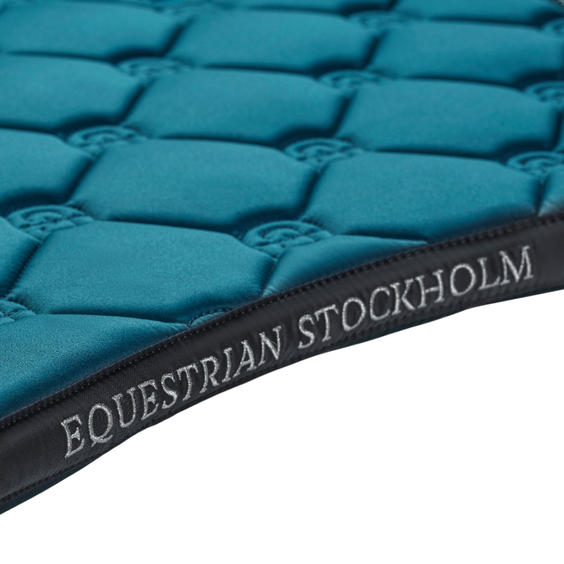 Equestrian Stockholm - Tapis de dressage Teal Blue | - Ohlala
