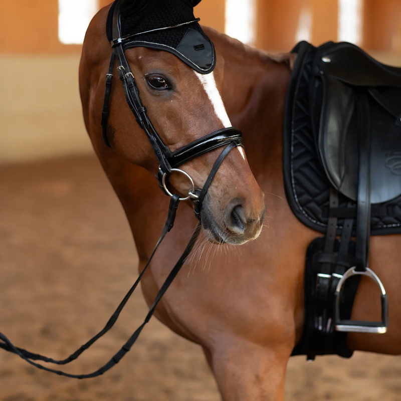 Equestrian Stockholm - Dressuurpad Modern zwart | - Ohlala
