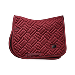 Equestrian Stockholm - Modern Saddle Pad Bordeaux | - Ohlala