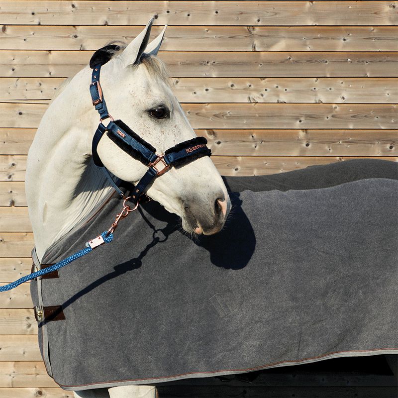 Kentucky Horsewear - Coperta asciugante Fleece Heavy grigia | - Ohlala