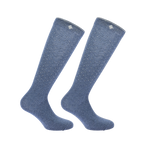 Equithème - Kamilia Je t'aime Riding Socks Purple | - Ohlala