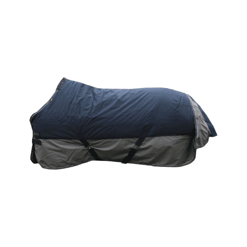 Equithème - Außendecke Tyrex 600D marine/grau 150g | - Ohlala
