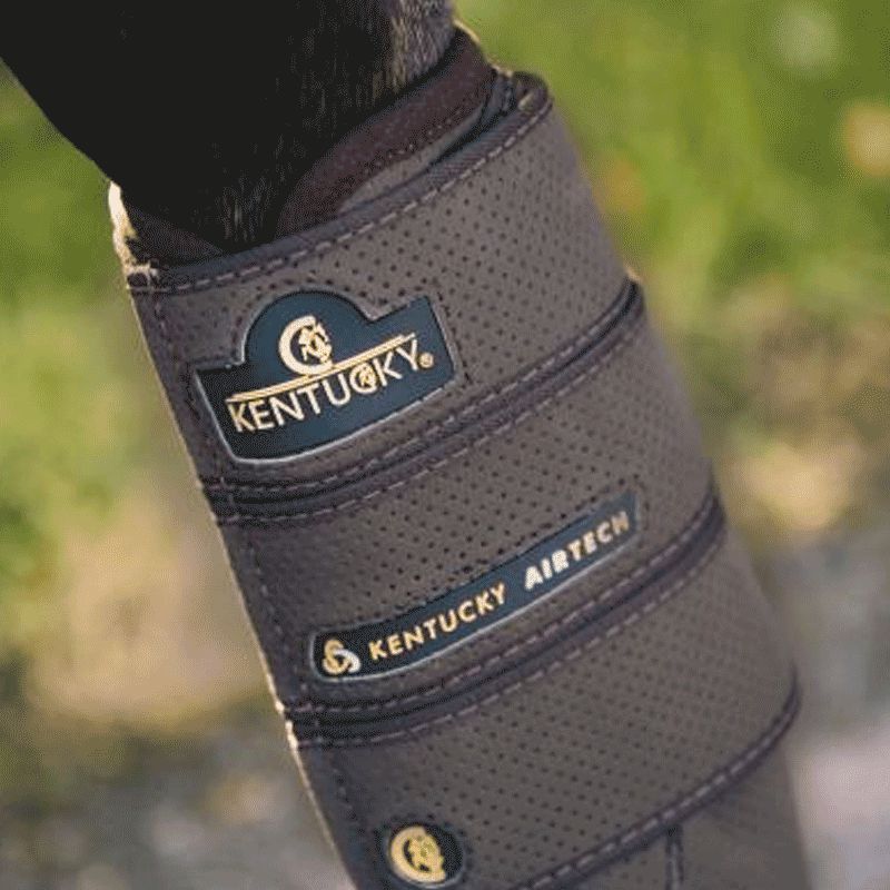 Kentucky - Polainas de cross delanteras marrón | - Ohlala