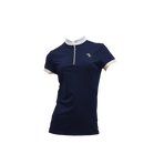 Flags & Cup - Polo de concours manches courtes femme Andria marine | - Ohlala