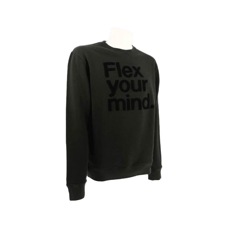Flex On - Herren-Sweatshirt Schwarz | - Ohlala