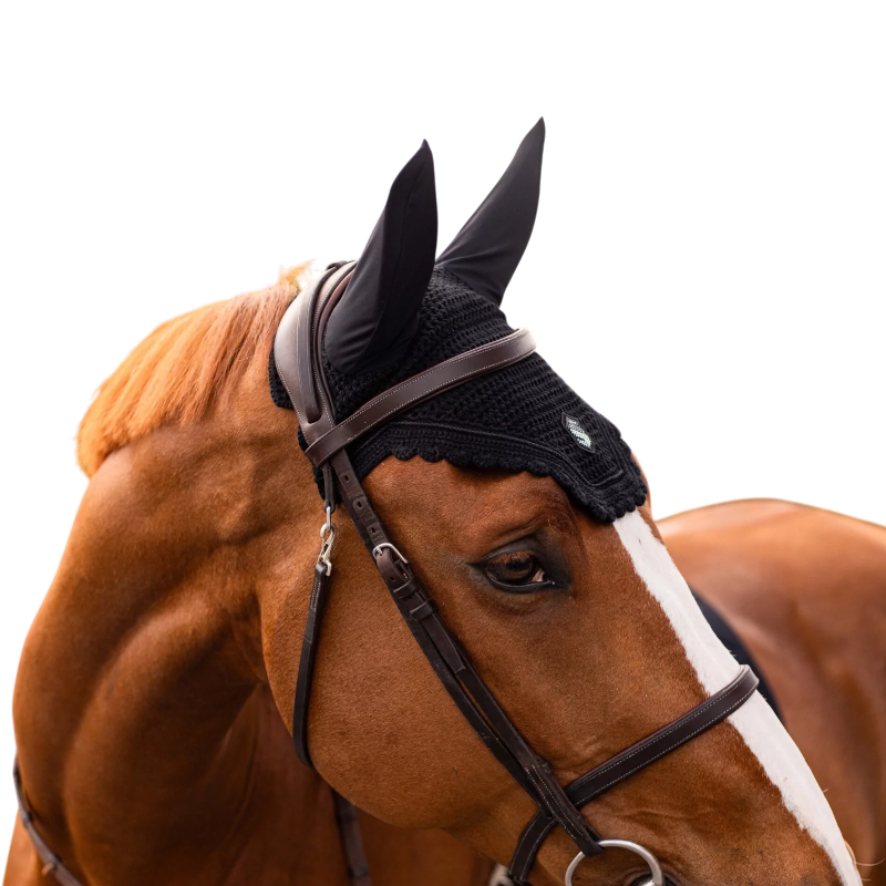 Samshield - Bonnet anti-bruit Flyshield swarovski noir