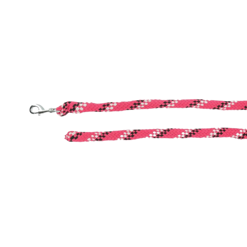 Equithème - Lunge Line white / black / raspberry | - Ohlala