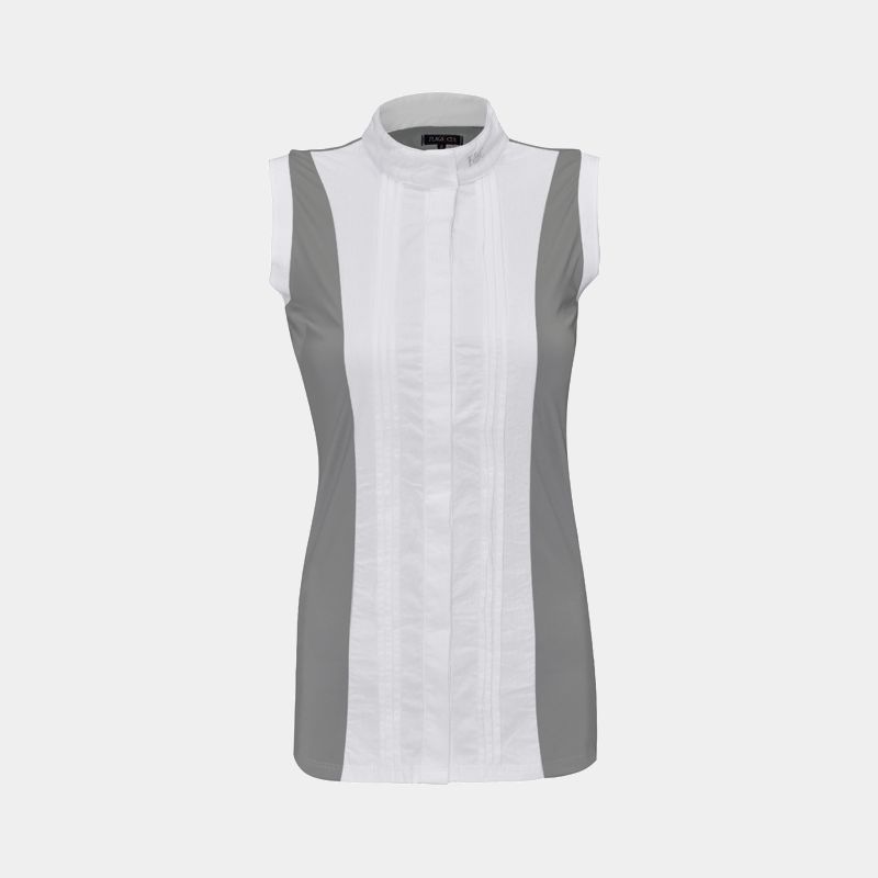 Flags & Cup - Diamantina Sleeveless Women's Polo Grey | - Ohlala