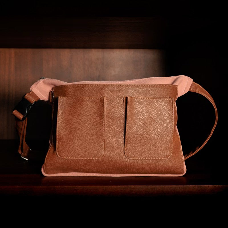 Grooming Deluxe - Saszetka nerka Canvas stary róż | - Ohlala