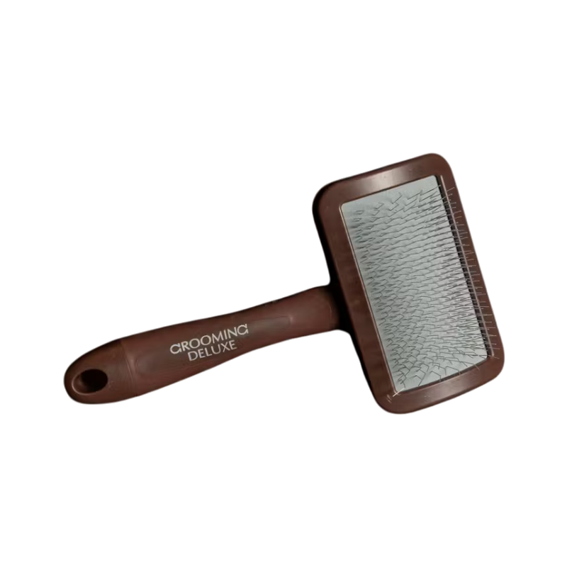 Grooming Deluxe - Szczotka do czyszczenia rzepów beżowa | - Ohlala