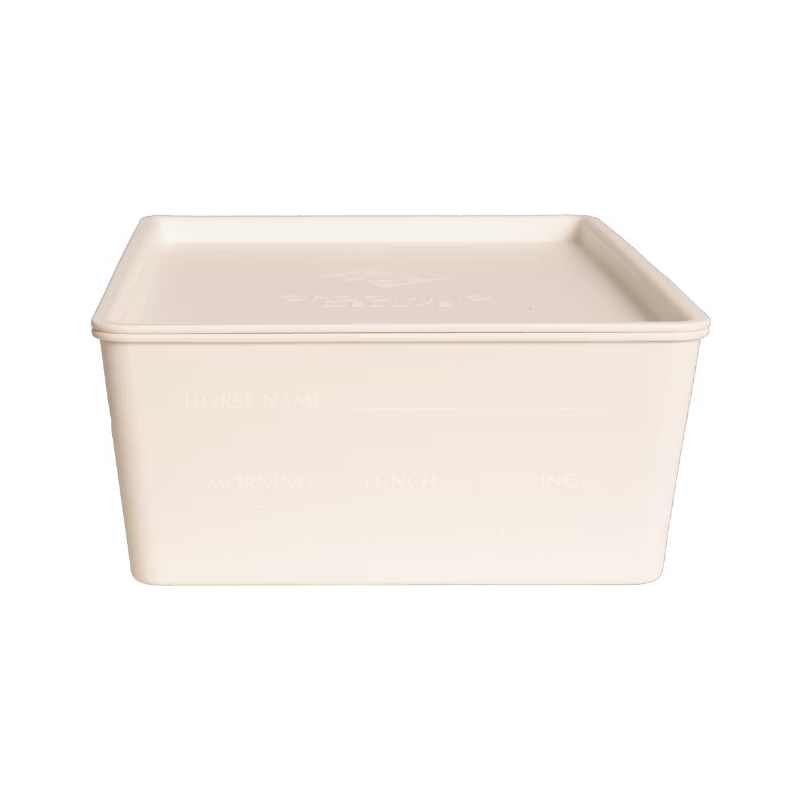 Grooming Deluxe - Feed box with white lid | - Ohlala