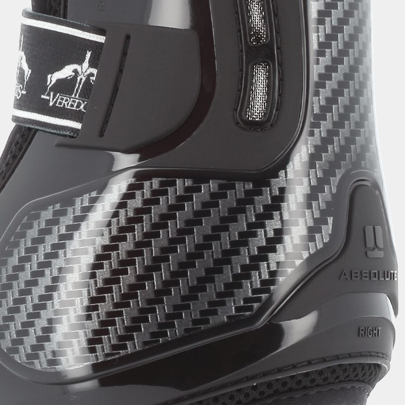 Veredus - Offene Gamaschen Carbon Gel Absolute schwarz | - Ohlala