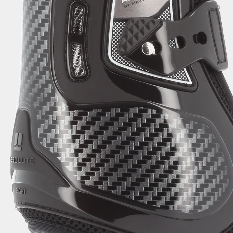 Veredus - Offene Gamaschen Carbon Gel Absolute schwarz | - Ohlala