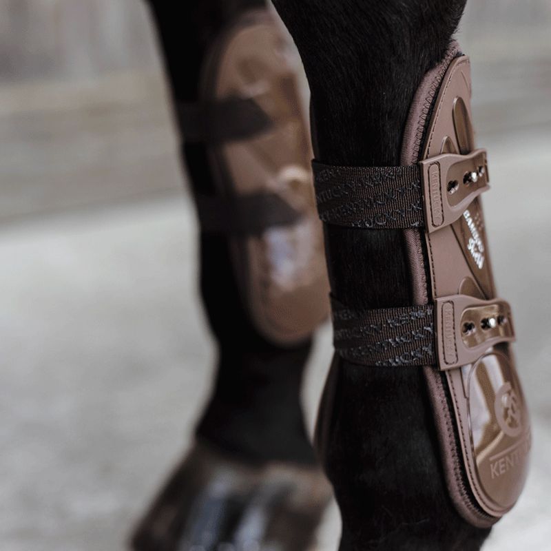 Kentucky Horsewear - Open-front boots Bamboo Elastic brown | - Ohlala