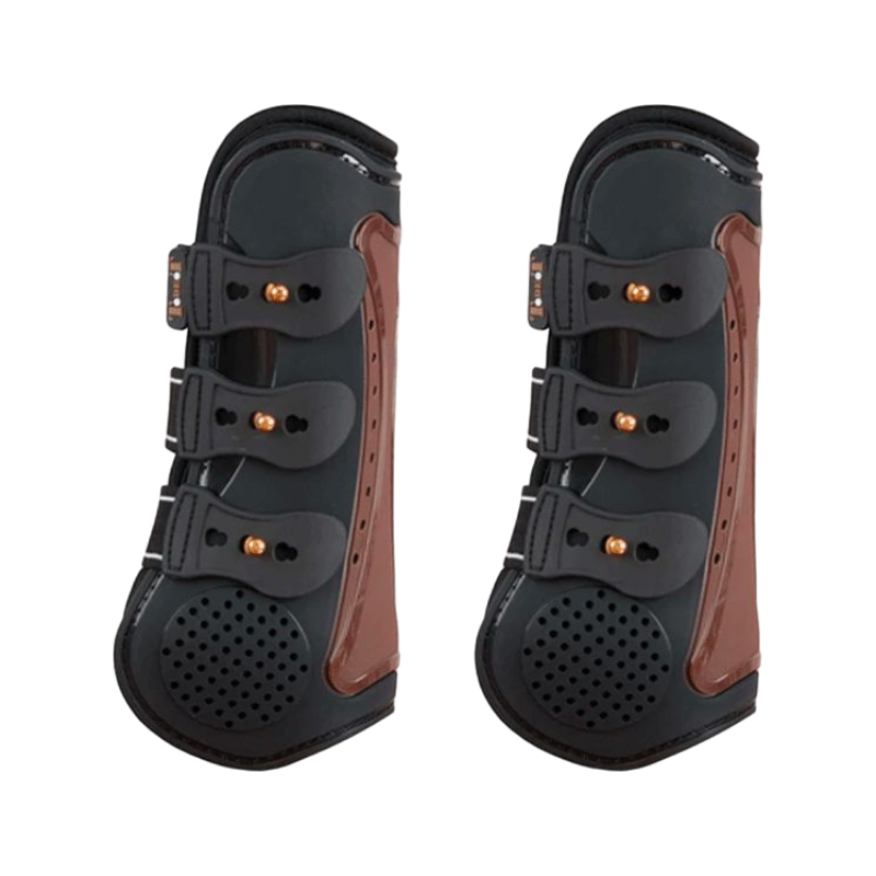 TdeT - Proteck gaiters' compet black/brown x2