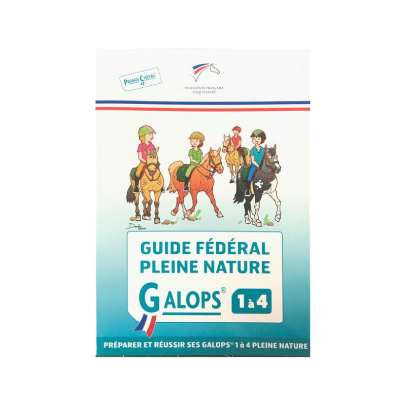 FFE - Federale gids buitenrijden Galop 1 tot 4 | - Ohlala