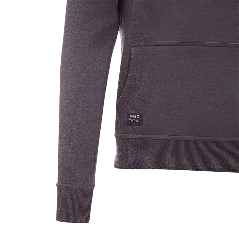 Hagg - Herren-Kapuzenpullover anthrazitgrau/marine | - Ohlala