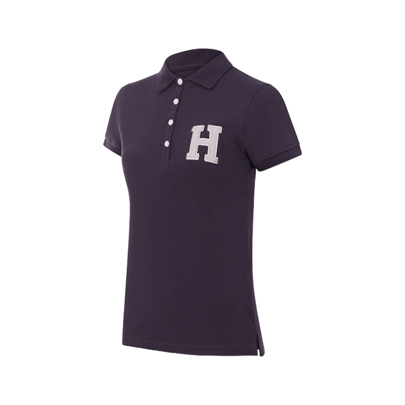Hagg - Damen-Poloshirt kurzarm marine/grau | - Ohlala