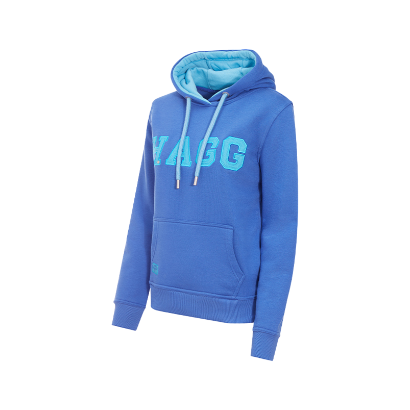 Hagg - Felpa con cappuccio donna blu/azzurro | - Ohlala