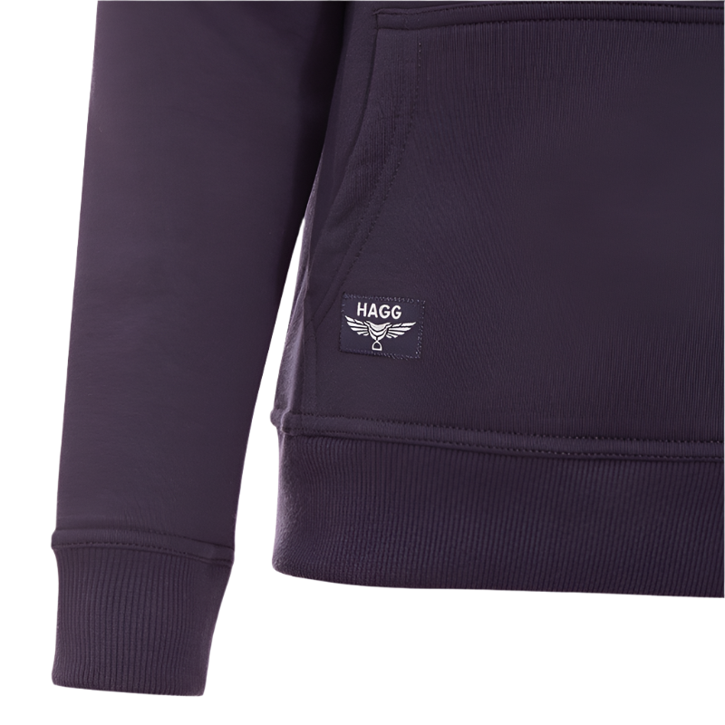 Hagg - Sweat à capuche femme marine | - Ohlala