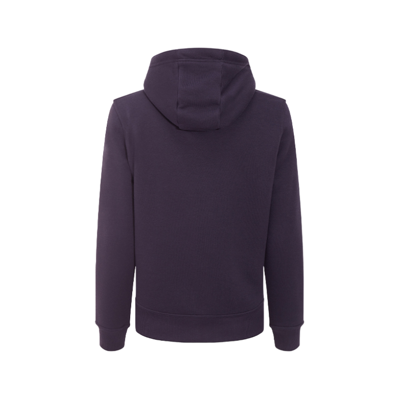 Hagg - Damen-Kapuzenpullover marine/orange | - Ohlala