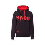 Hagg - Women's black/red hoodie | - Ohlala