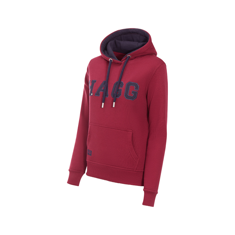 Hagg - Dames hoodie pruim/marine | - Ohlala