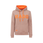 Hagg - Women's iced brown/orange hoodie | - Ohlala