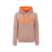 Hagg - Damen-Kapuzenpullover marron glacé/orange | - Ohlala