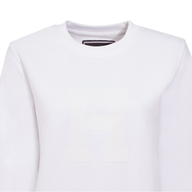 Hagg - Rundhals-Sweatshirt Damen weiß | - Ohlala