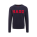 Hagg - Rundhals-Sweatshirt Herren marine/rot | - Ohlala