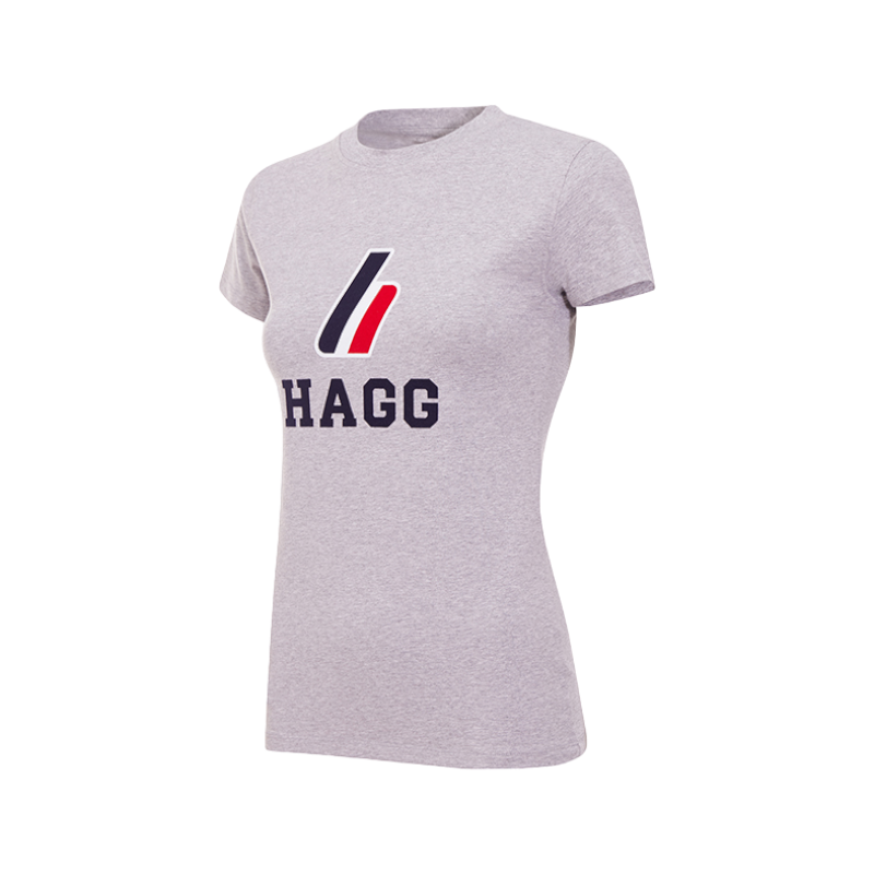 Hagg - T-shirt manica corta donna grigio | - Ohlala