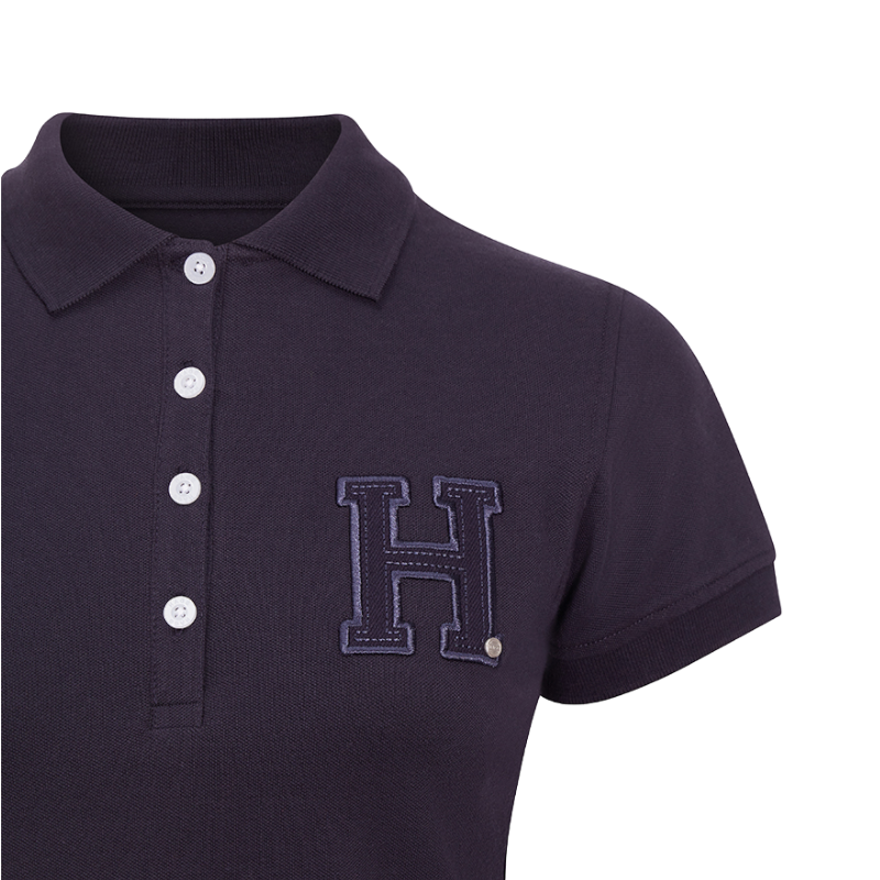 Hagg - Polo donna a maniche corte blu navy | - Ohlala