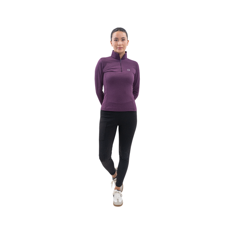 Harcour - Women's long sleeve baselayer Atlantic fig | - Ohlala