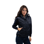Harcour - Women's Auxane sleeveless puffer jacket navy | - Ohlala