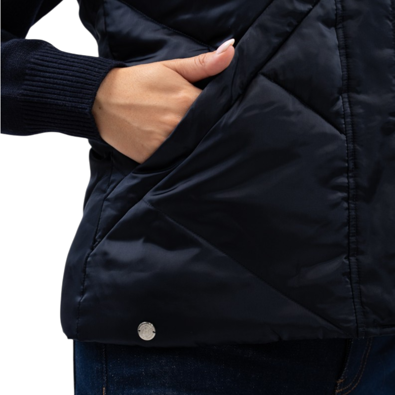 Harcour - Doudoune sans manches femme Auxane marine