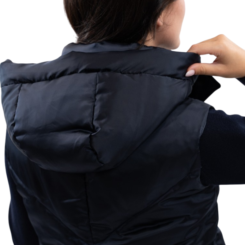 Harcour - Doudoune sans manches femme Auxane marine